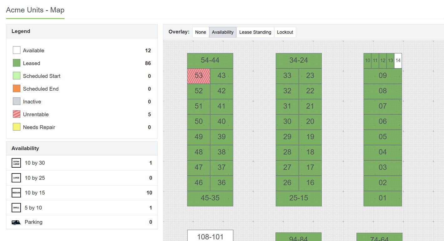 Map Overlay: Availability